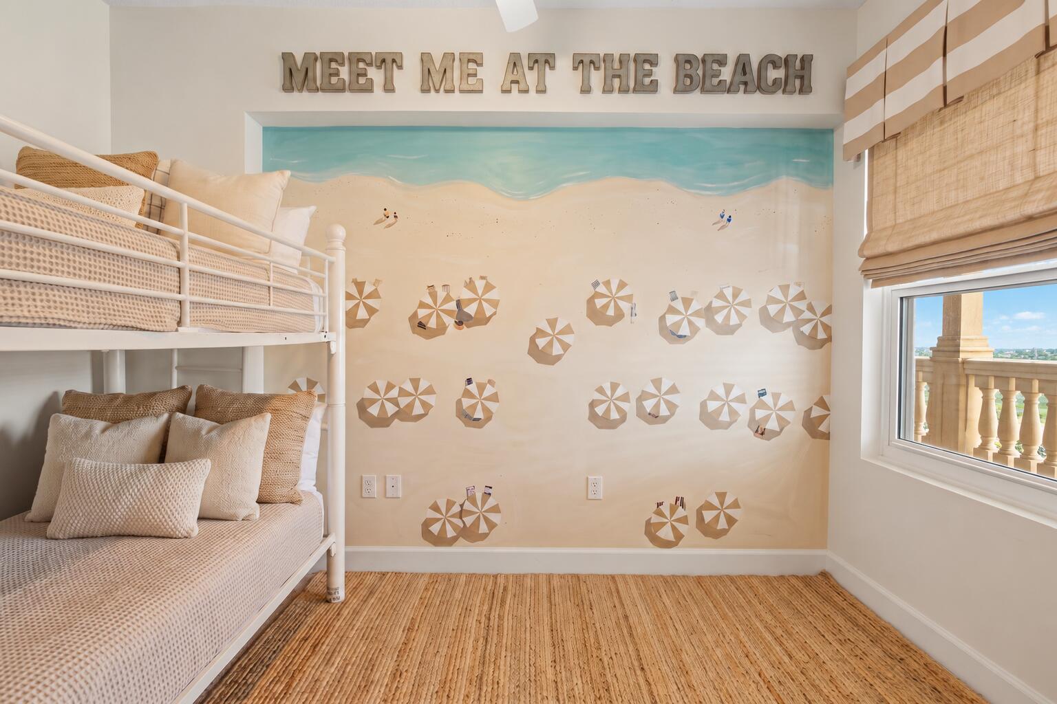 14825 Front Beach Road, Unit 2102 Panama City Beach, FL 32413 - Photo 25 of 38 Coastal Kids’ Bedroom Beach Mural