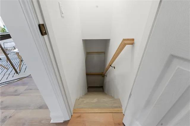 a view of an empty room