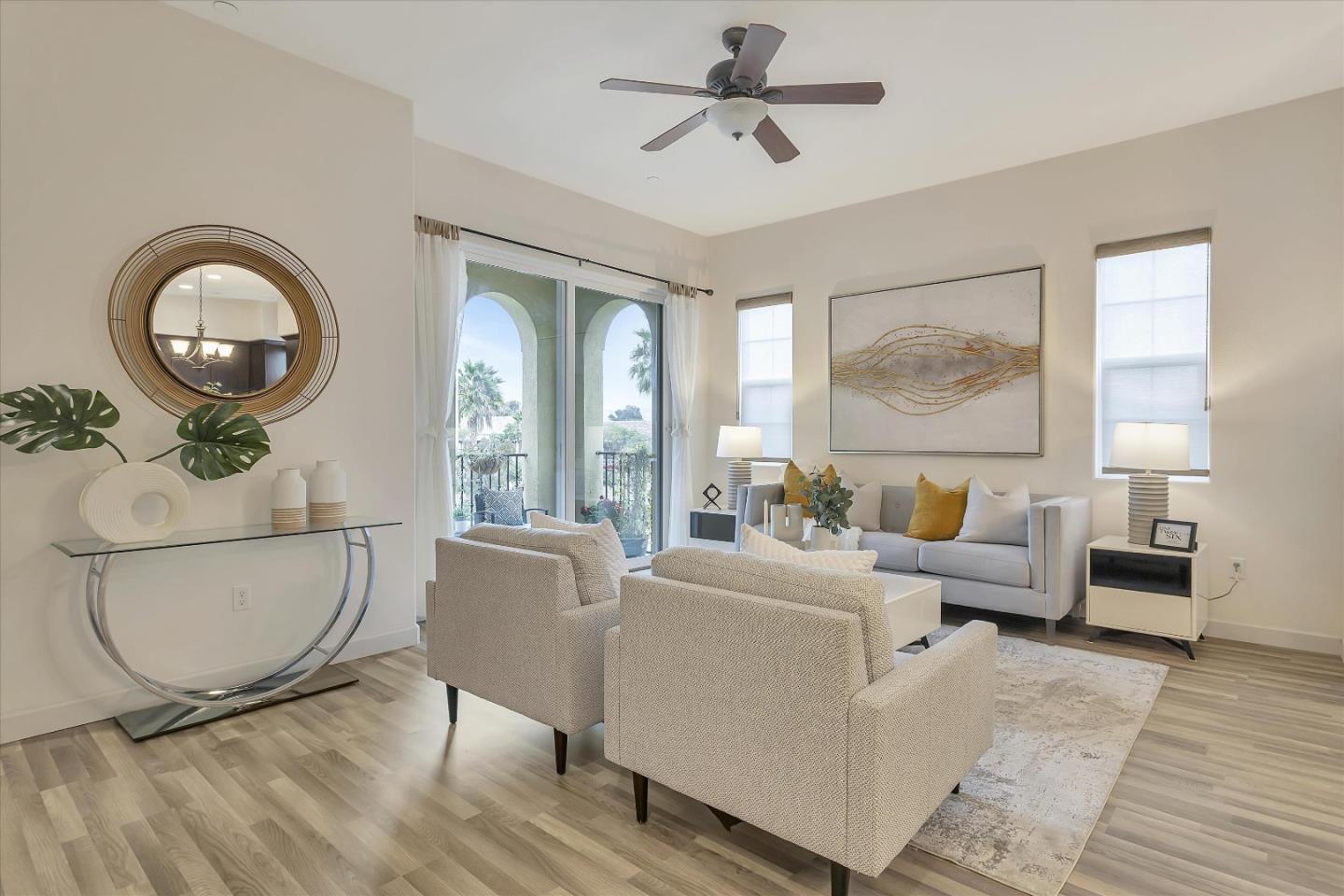 5814 Riley Way Newark, CA 94560 - Photo 3 of 46 a living room with furniture a window and a potted plant