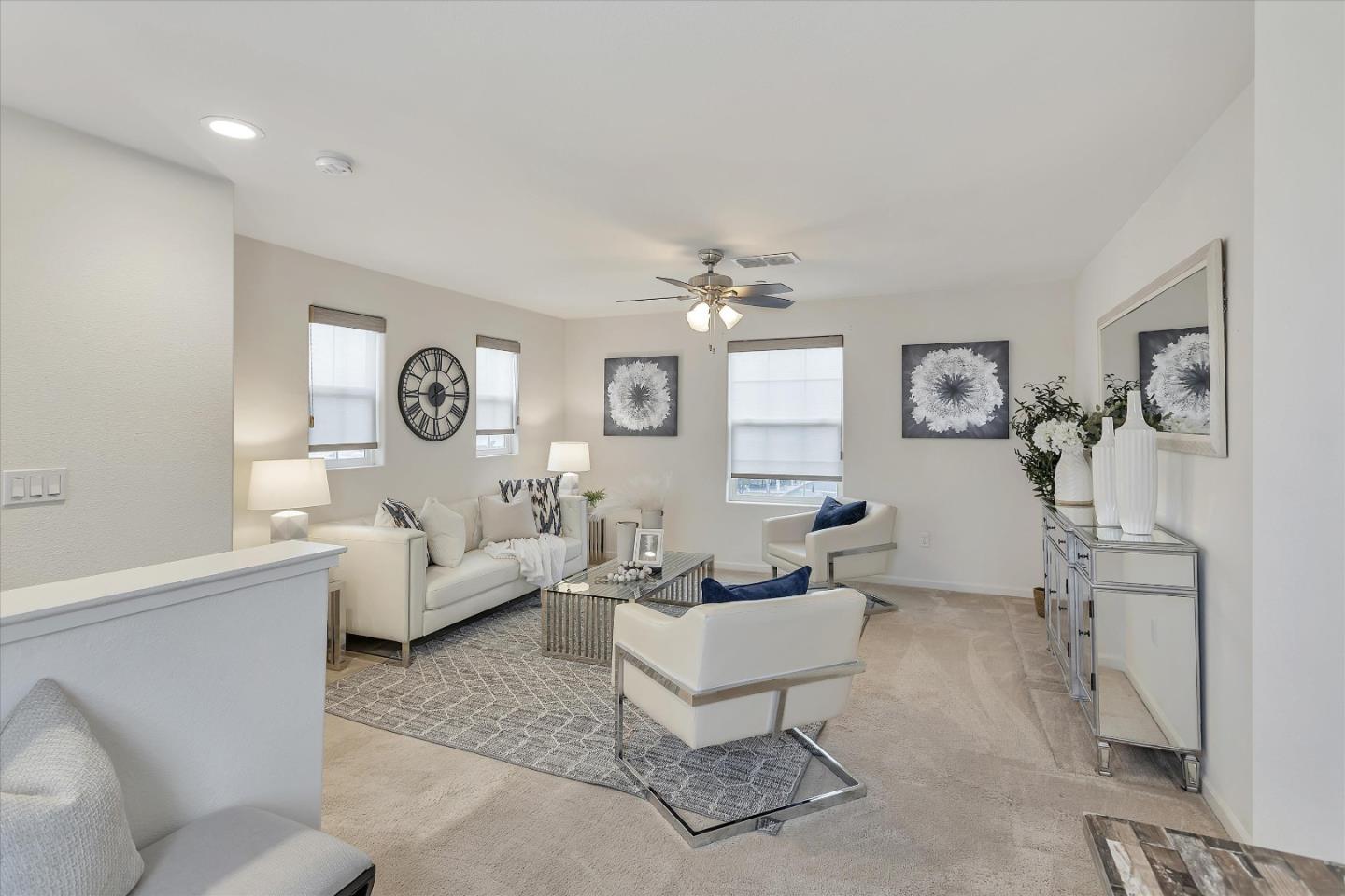 5814 Riley Way Newark, CA 94560 - Photo 8 of 46 a living room with furniture and a chandelier