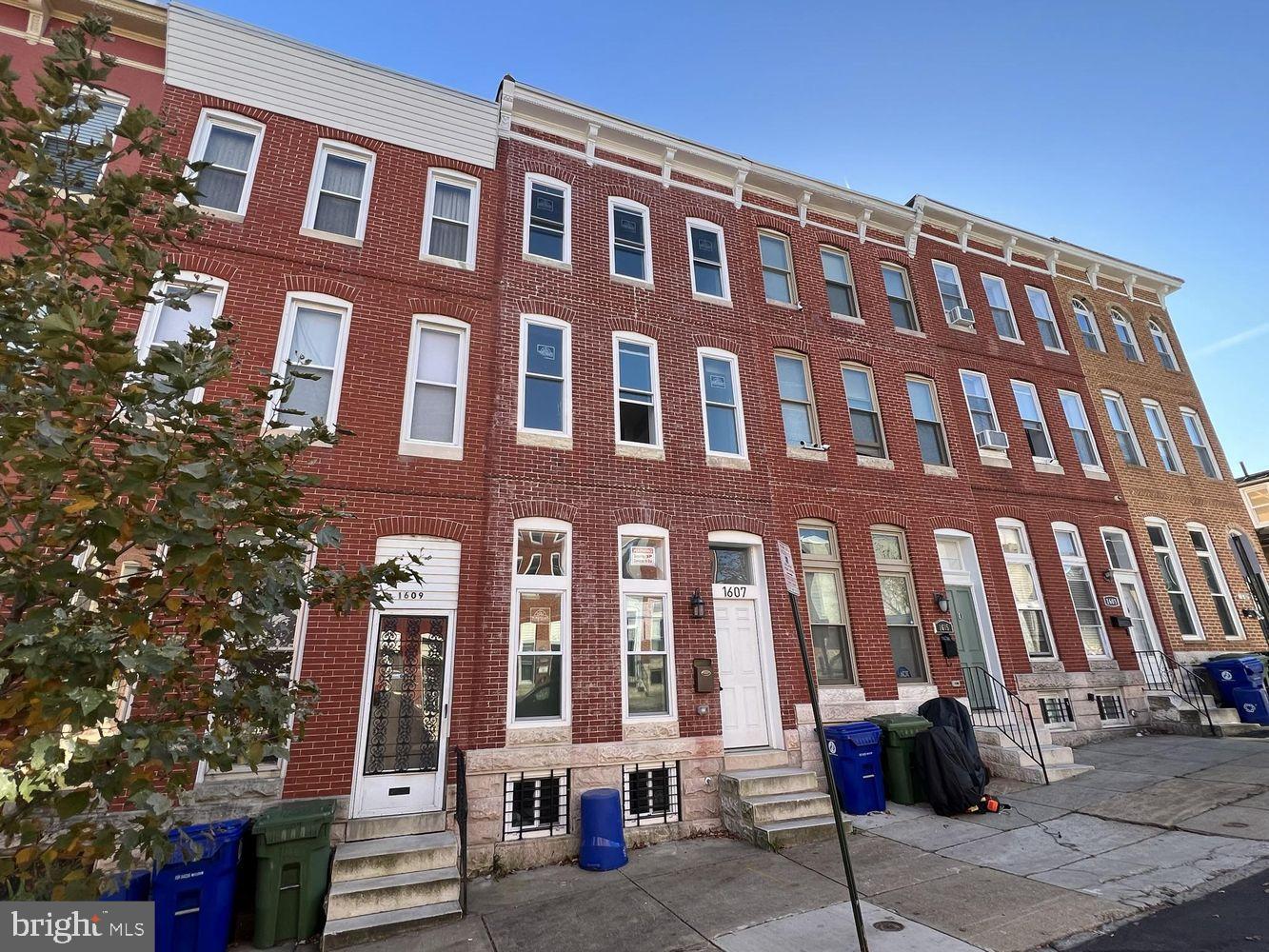 1607 East Biddle Street Baltimore, MD 21213 - Photo 22 of 23 a front view of a building