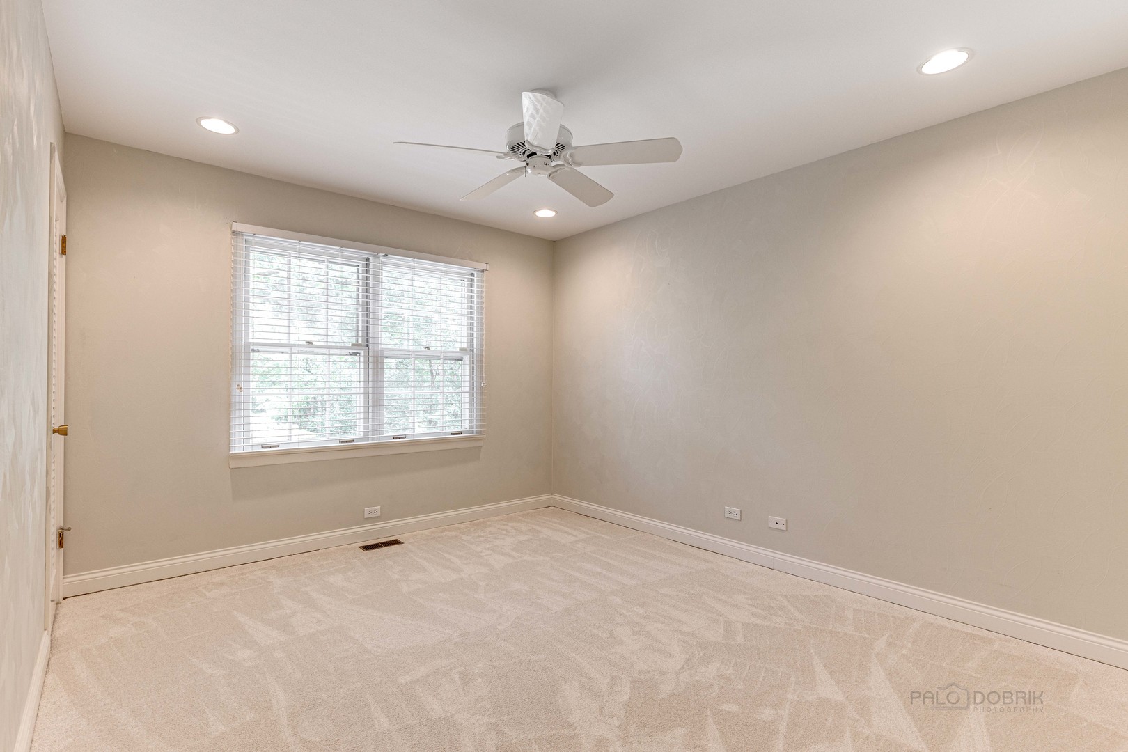 755 Smoke Tree Road Deerfield, IL 60015 - Photo 25 of 35 an empty room with windows and fan