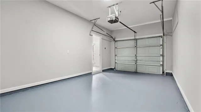 a view of a room with an empty space
