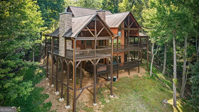front view of a house with a porch