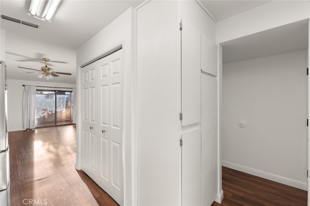 1420 Sherman Avenue, Unit 27 Chico, CA 95926 - Photo 7 of 29 a view of a hallway with wooden floor