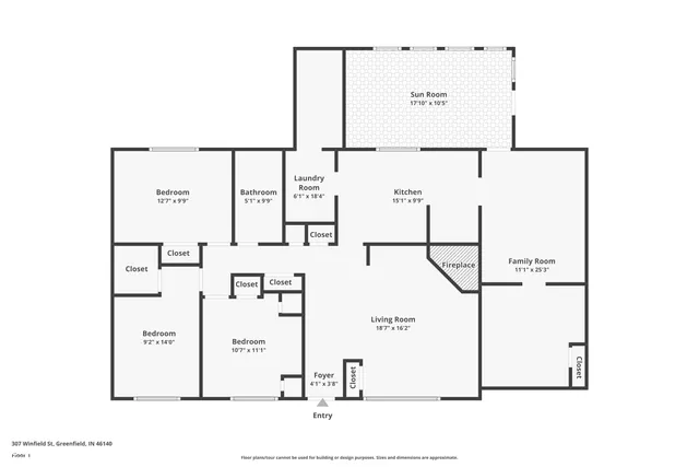 $229,000 | 307 Winfield Street, Greenfield, IN 46140
