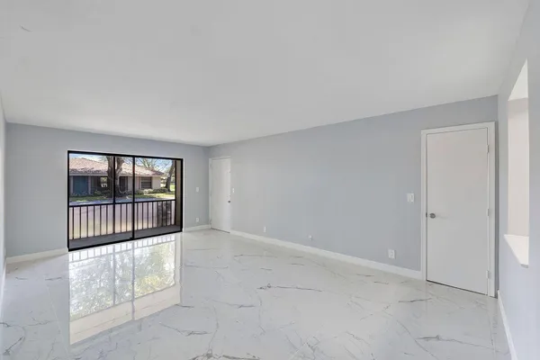 a view of an empty room