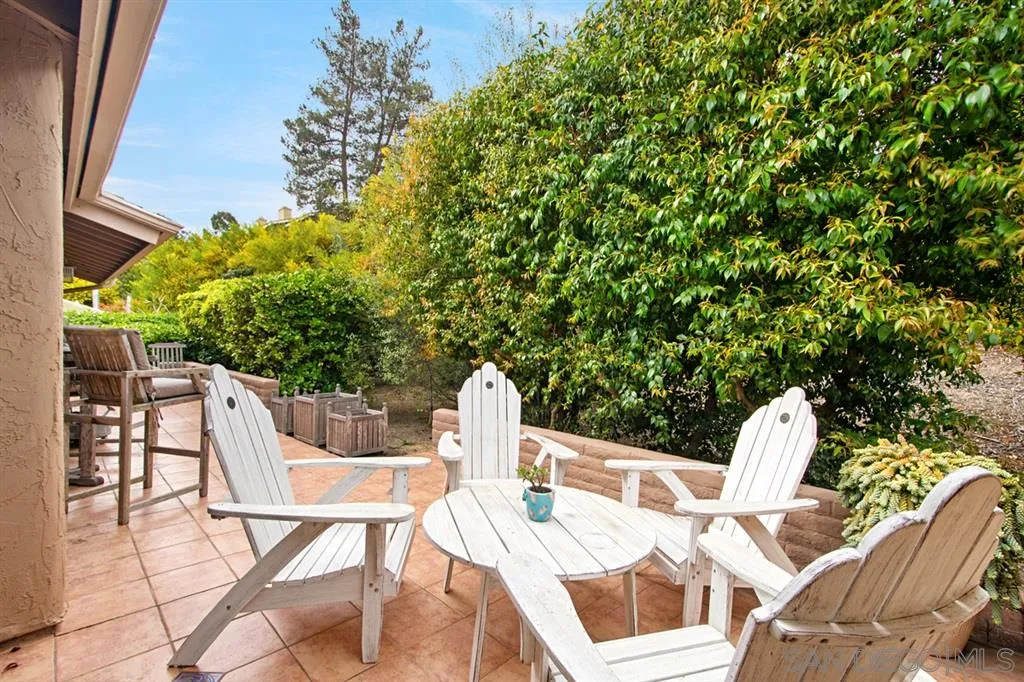 2224 Caminito Cabala La Jolla, CA 92037 - Photo 12 of 36 a view of a patio with a table and chairs