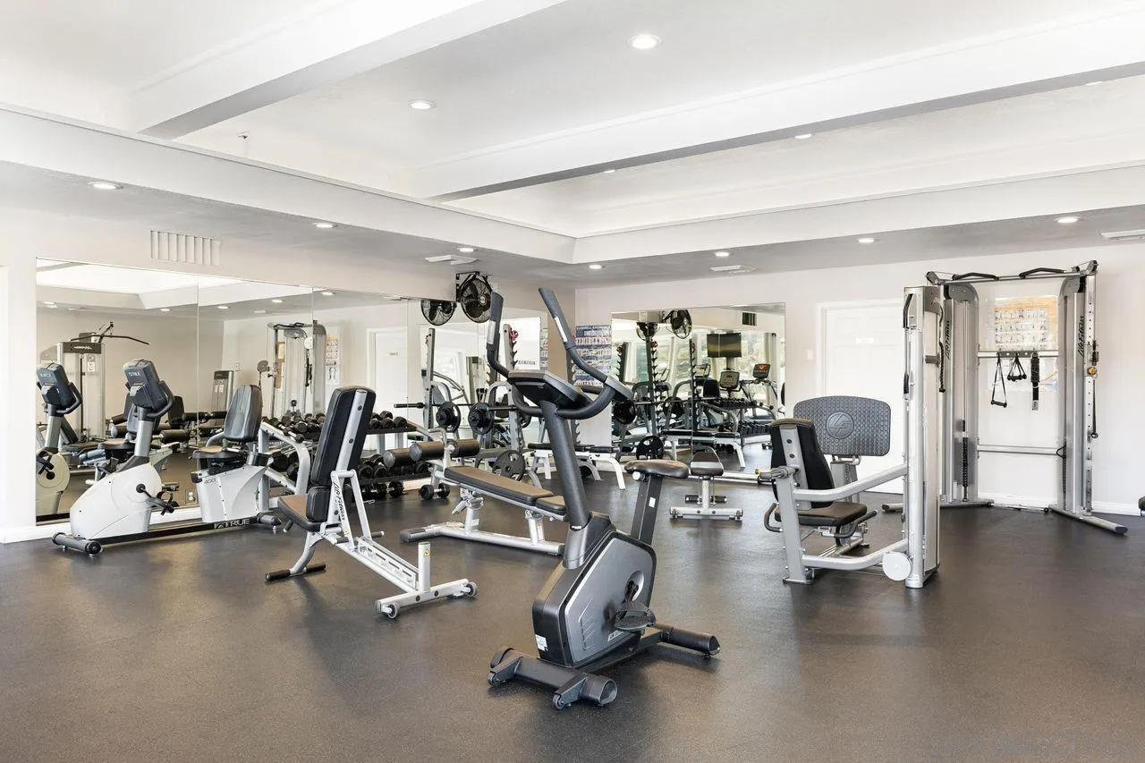 2224 Caminito Cabala La Jolla, CA 92037 - Photo 35 of 36 a view of a room with gym equipment