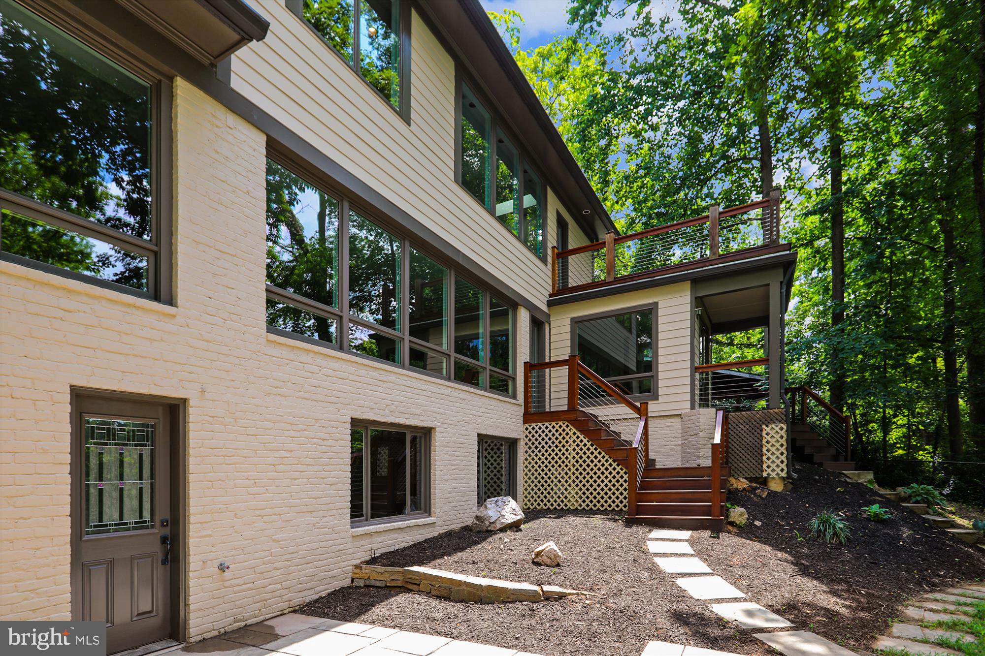 5454 Mohican Road Bethesda, MD 20816 - Photo 33 of 49 Across the back of the house.