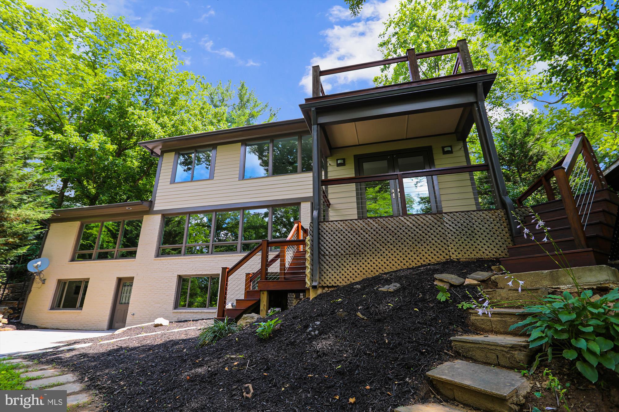 5454 Mohican Road Bethesda, MD 20816 - Photo 46 of 49 Rear elevation