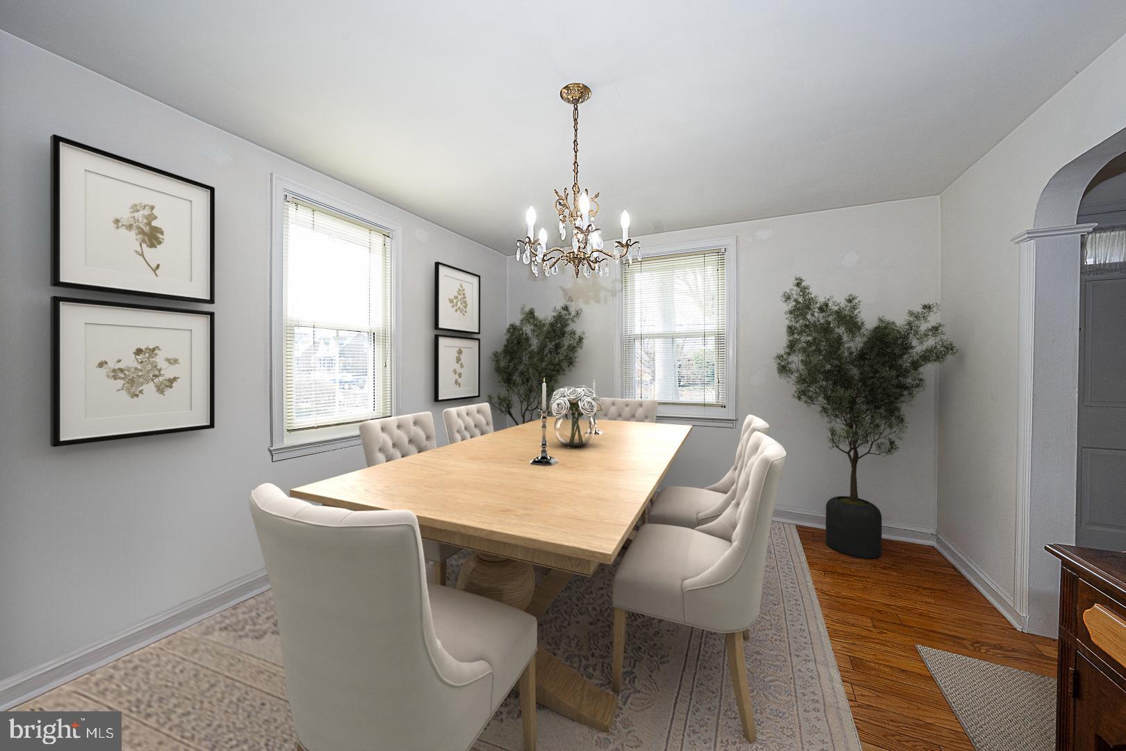1504 Wynnewood Road Ardmore, PA 19003 - Photo 5 of 29 Virtually Staged Dining Room