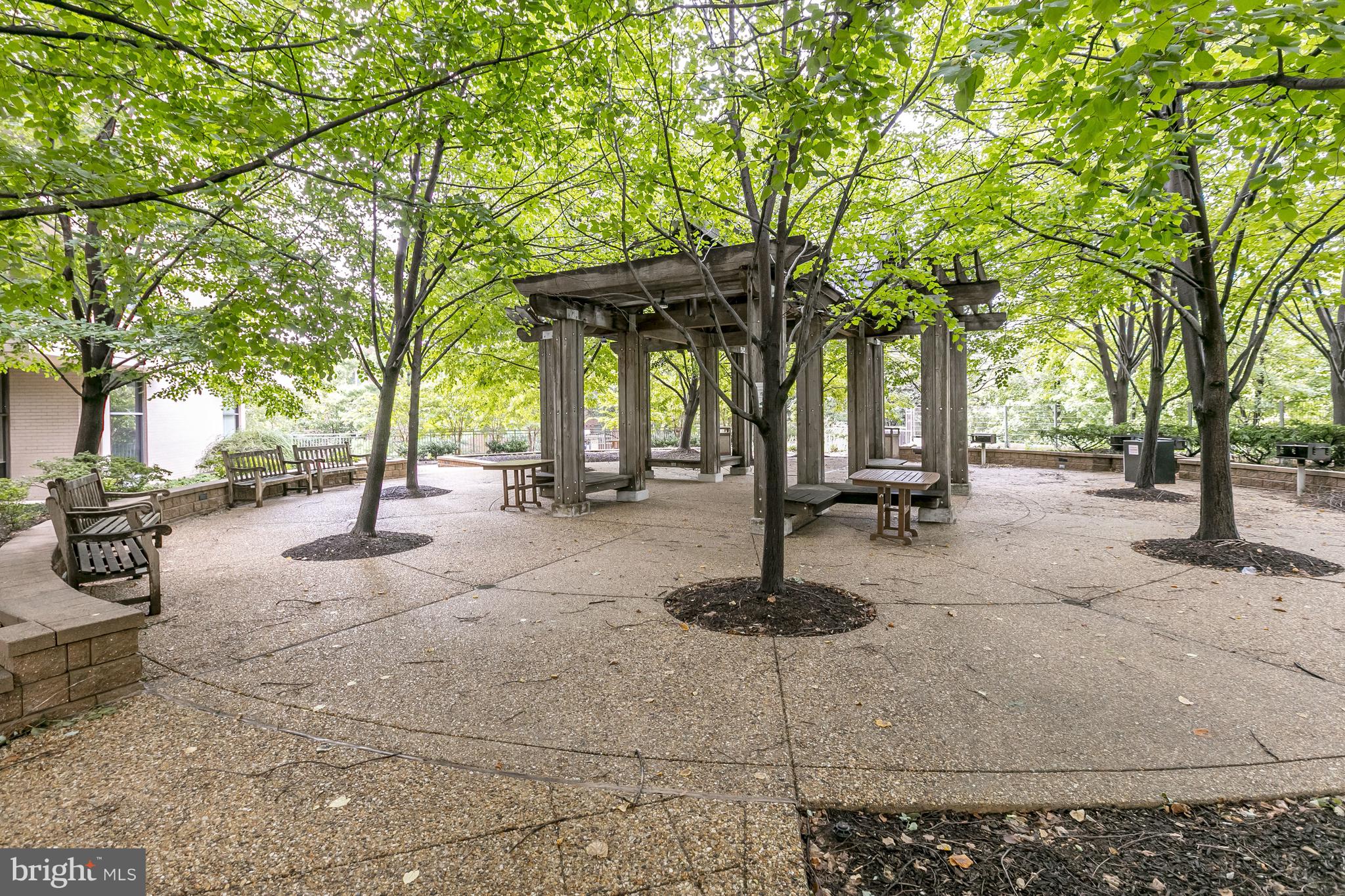 4141 North Henderson Road, Unit 303 Arlington, VA 22203 - Photo 38 of 41 Serene Rear Green Space