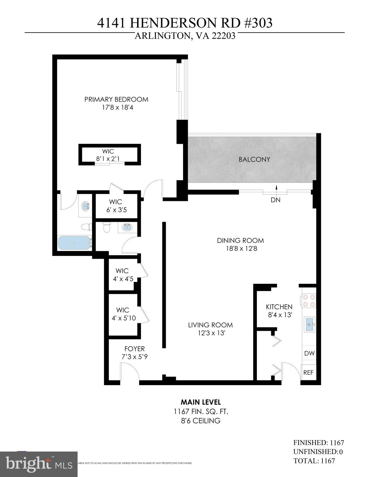 4141 North Henderson Road, Unit 303 Arlington, VA 22203 - Photo 4 of 37 Oversized 1 BR condo + Full & Half Bath + Balcony