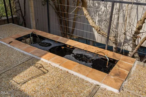 a view of a door and an outdoor space