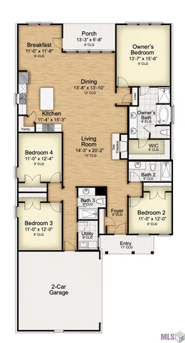 $375,990 | 25287 Burlington Drive, Denham Springs, LA 70726