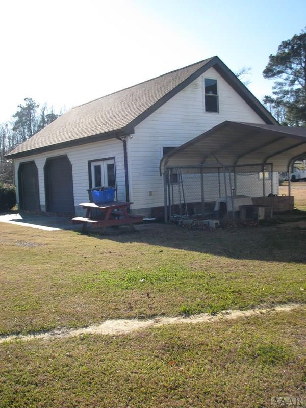 424 Beech Bay Road Roper, NC 27970 - Photo 33 of 35 Double detached garage with adjacent metal carport
