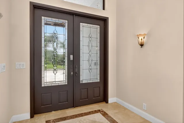 a outdoor space with furniture