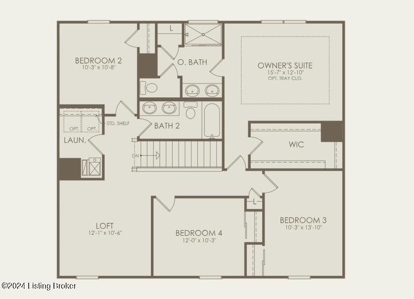 6507 Fair Rdg Lane Louisville, KY 40291 - Photo 5 of 52 2nd floor layout