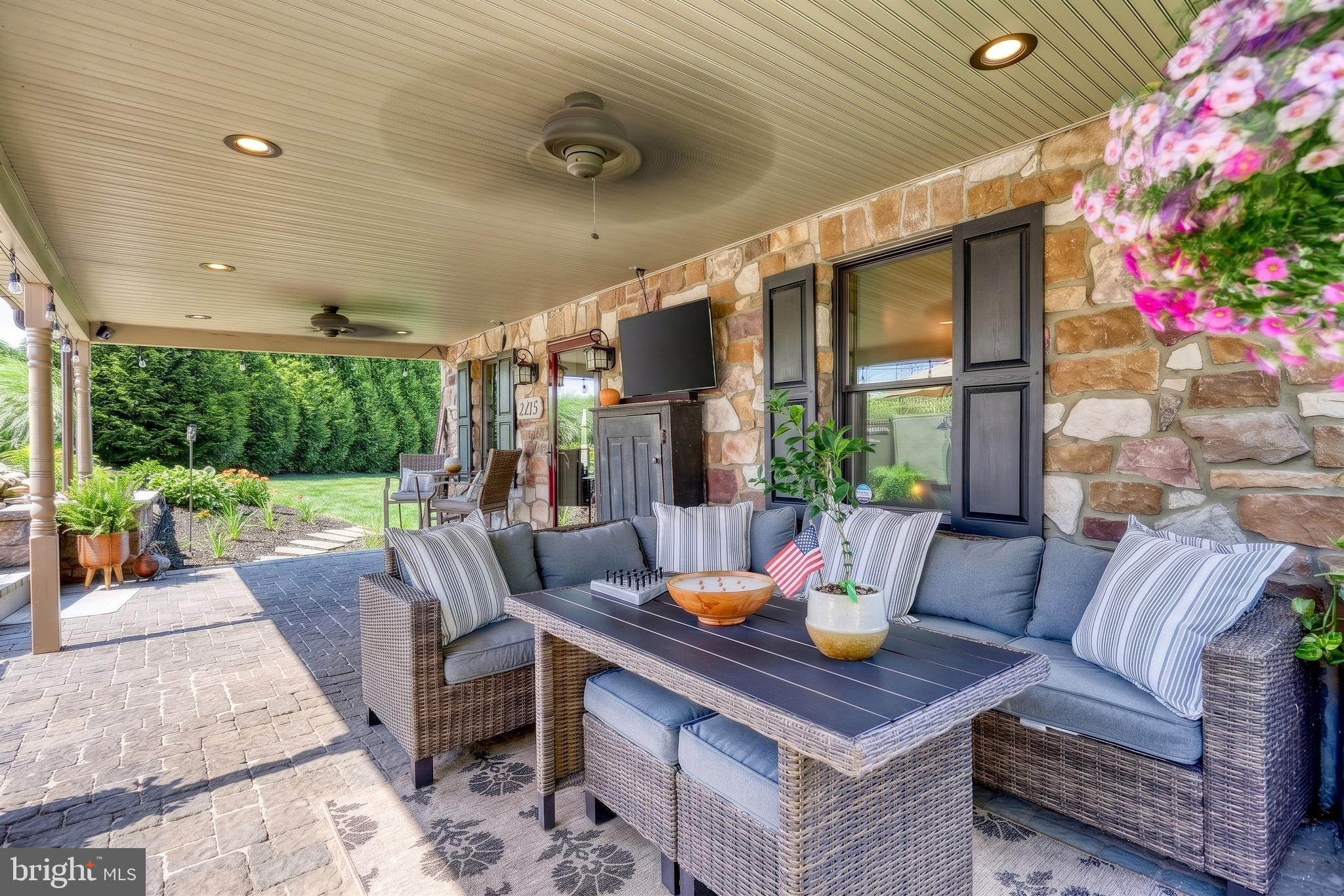 2415 Clearview Lane Spring Grove, PA 17362 - Photo 37 of 149 a outdoor living space with furniture and garden view