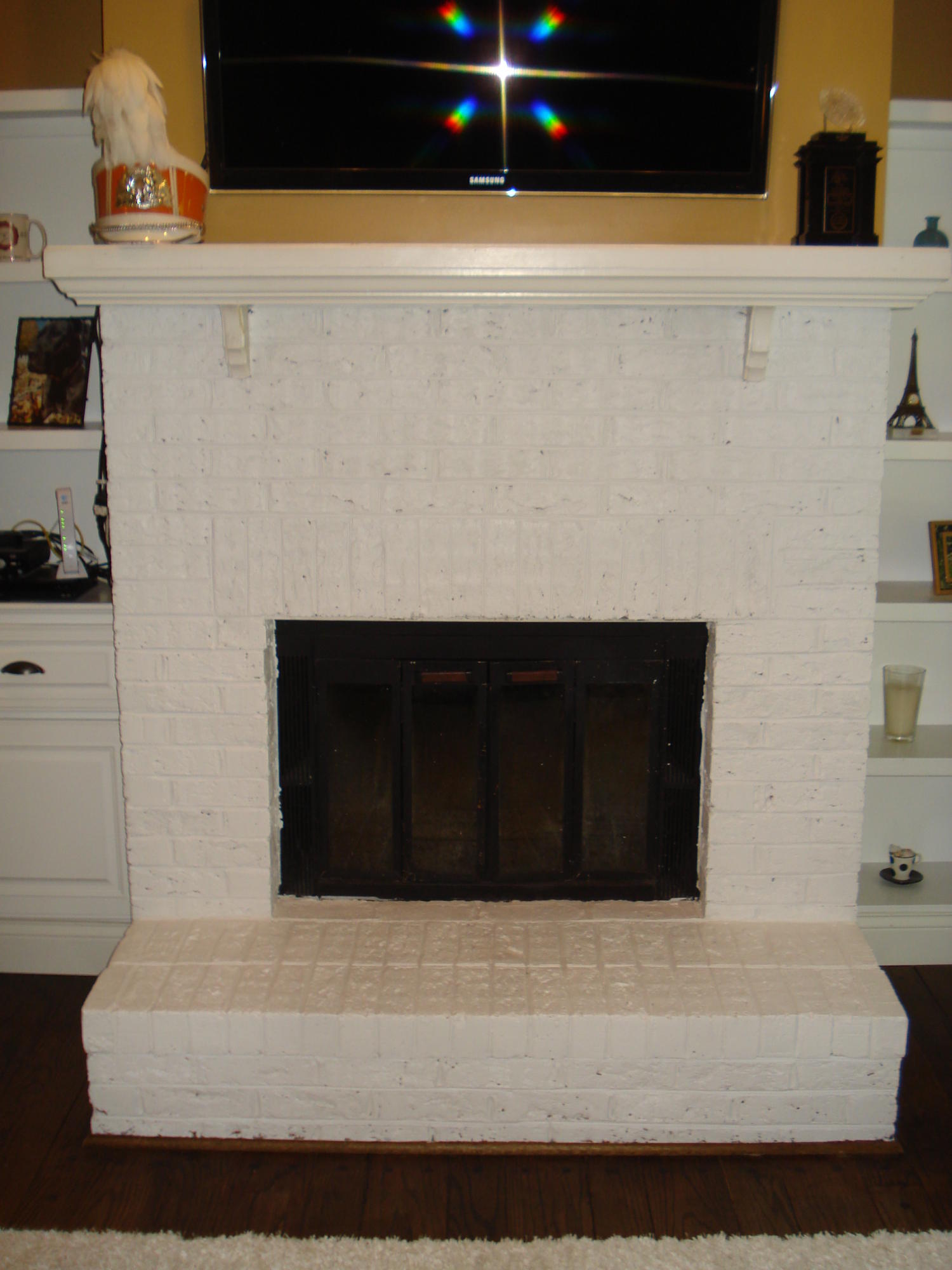 Brick Fireplace