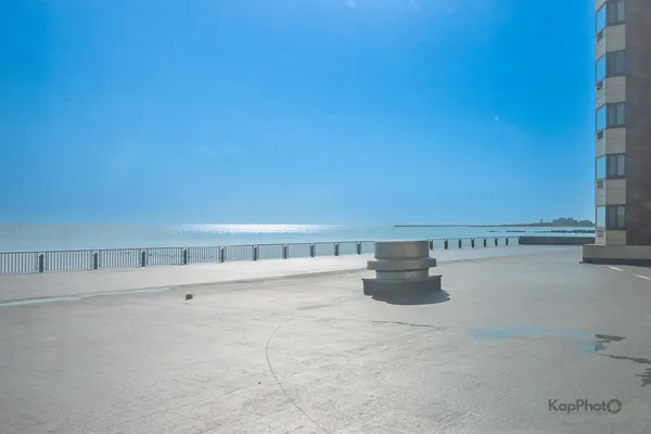 a view of an ocean view and city