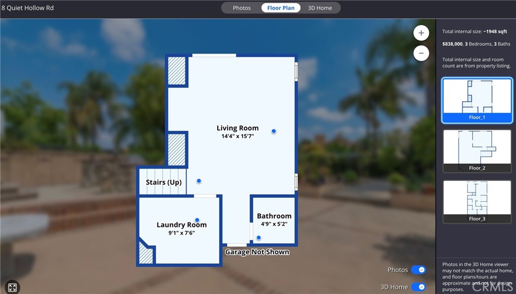 8 Quiet Hollow Road Phillips Ranch, CA 91766 - Photo 33 of 35 Floor_1