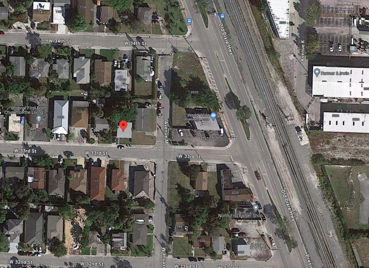 1108 West 33rd Street Riviera Beach, FL 33404 - Photo 6 of 7 Aerial View of property