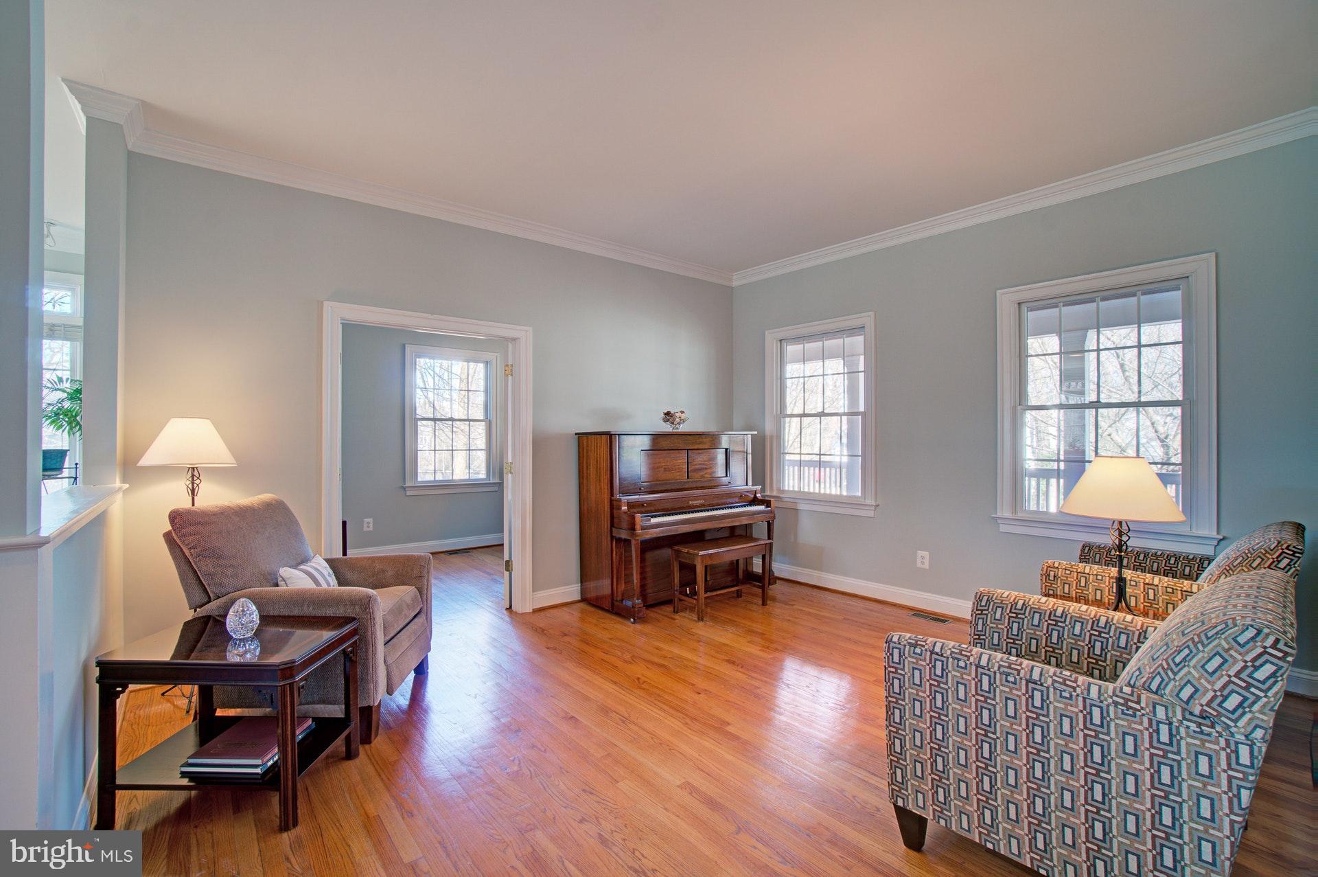 236 Manvell Road Southeast Vienna, VA 22180 - Photo 4 of 34 Lovely front parlor w/ doors to study
