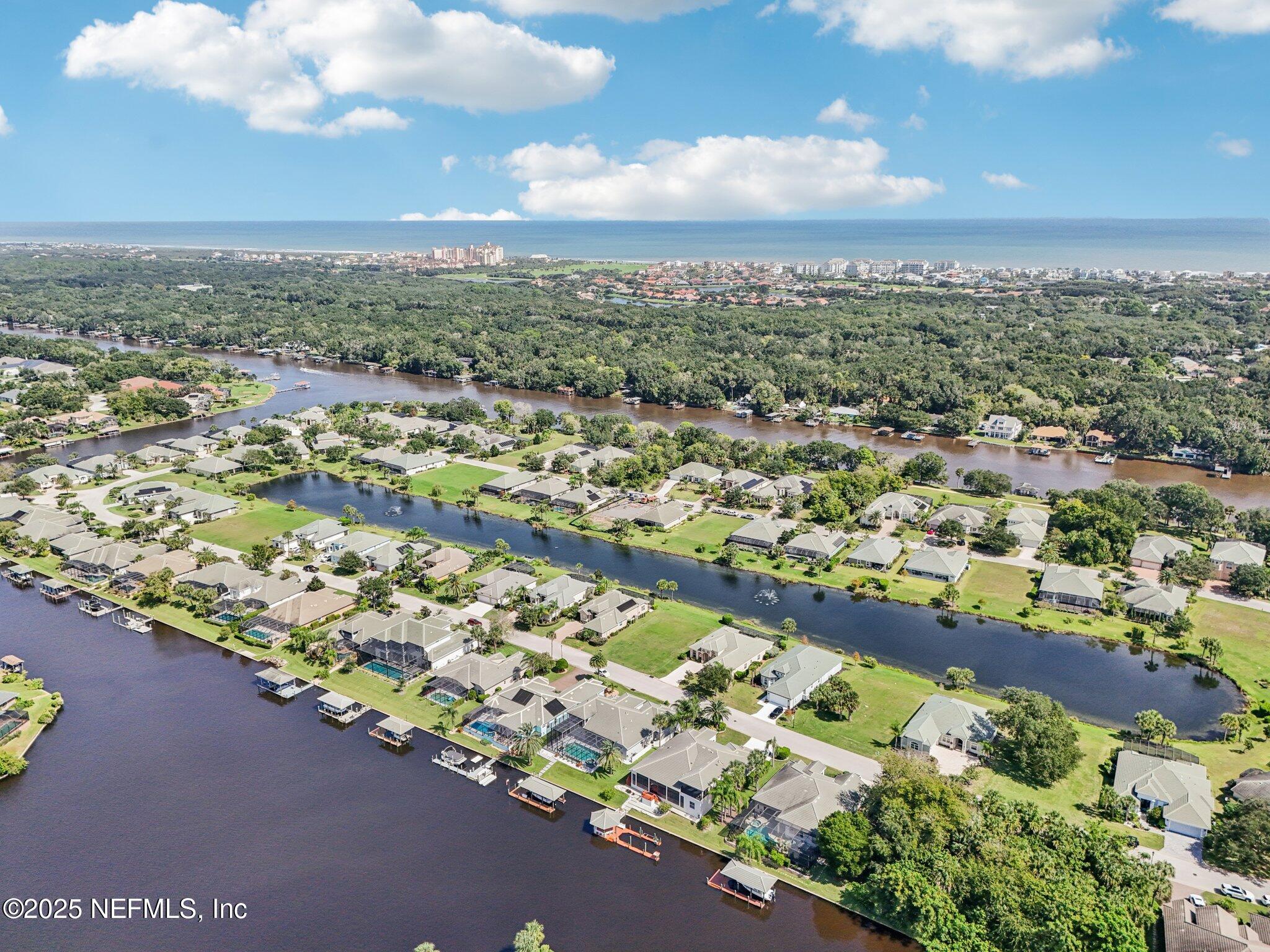 116 Longview Way North Palm Coast, FL 32137 - Photo 20 of 32 an aerial view of residential building with outdoor space