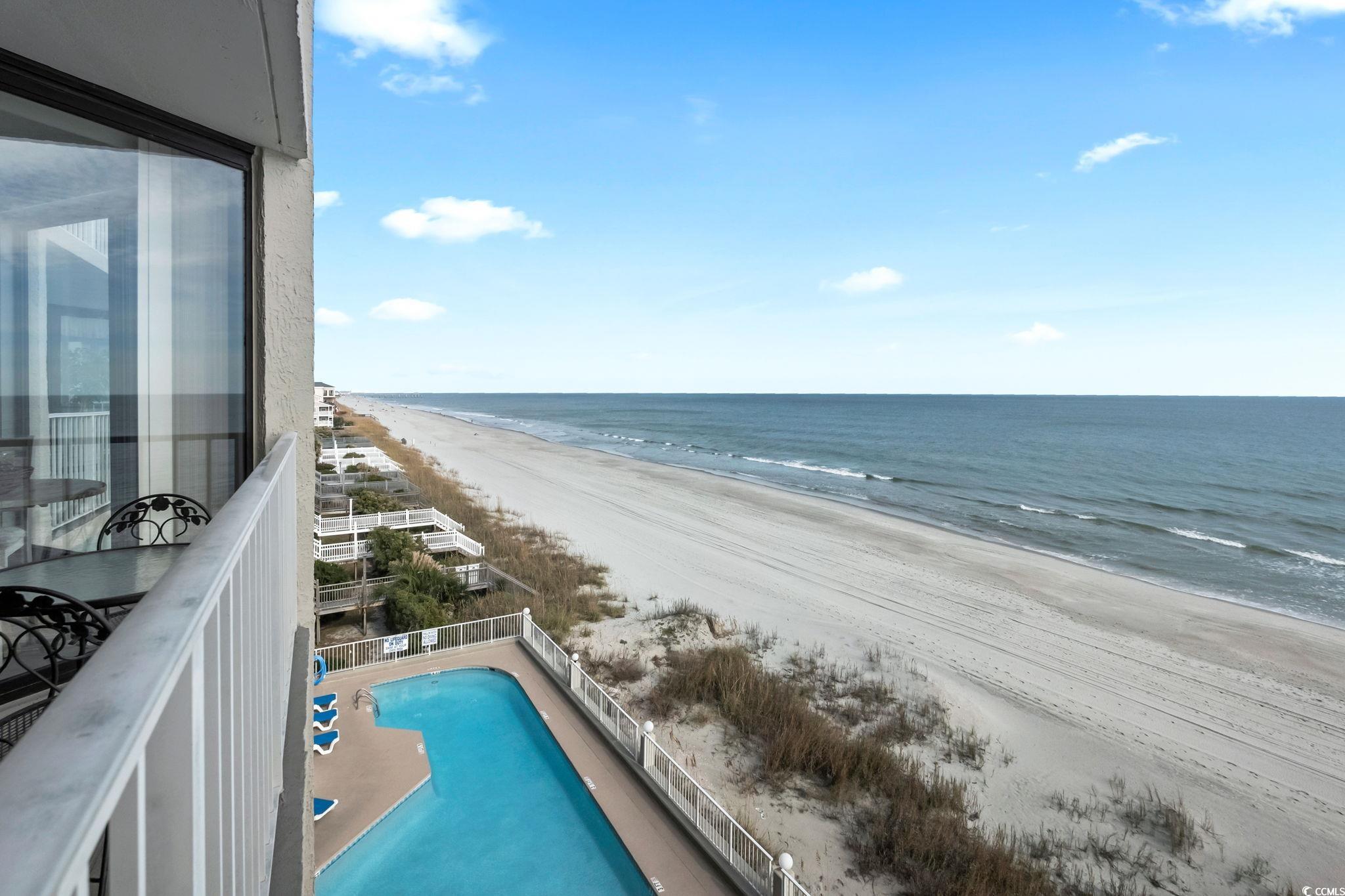 1990 North Waccamaw Drive, Unit 403 Murrells Inlet, SC 29576 - Photo 37 of 39 Water view with local beach