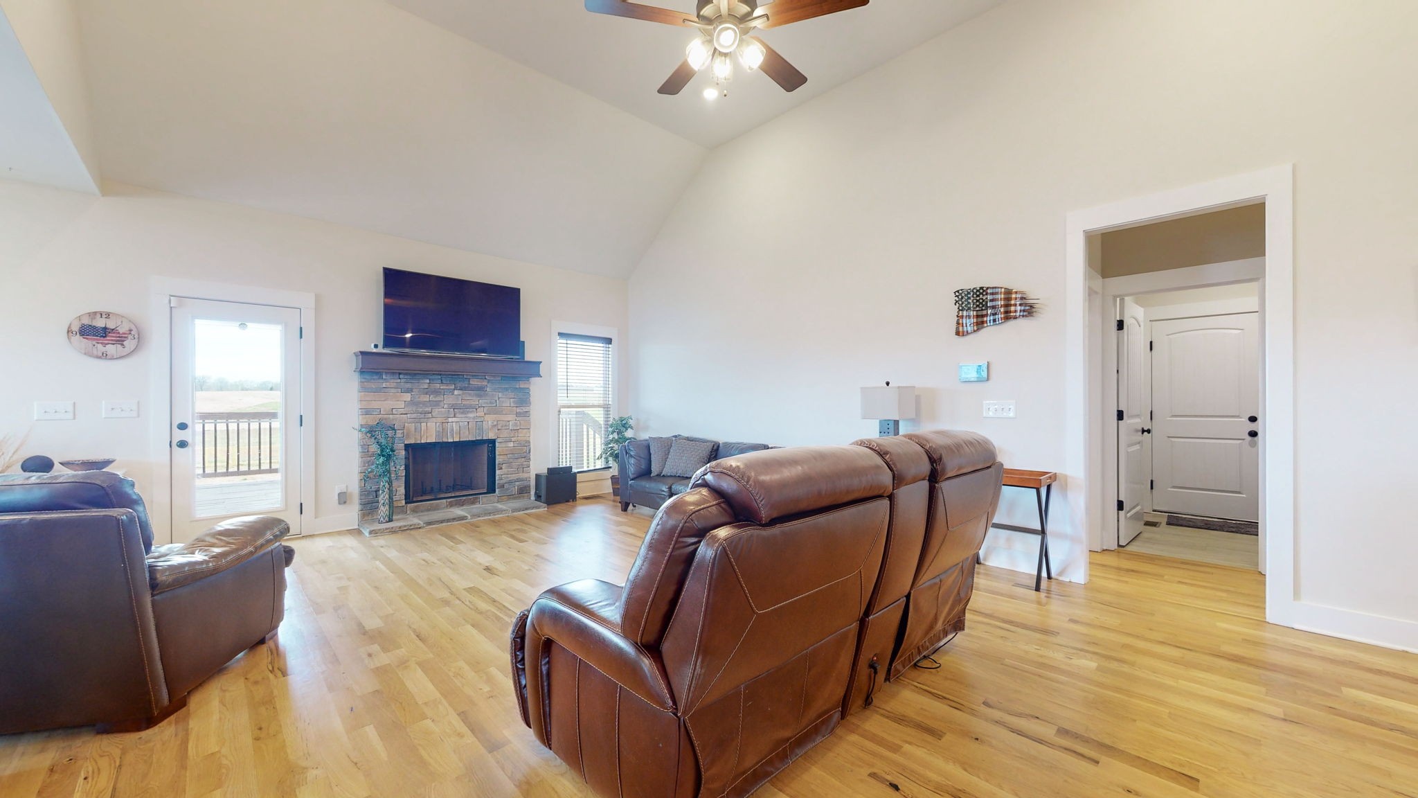 4817 Barren Plains Road Springfield, TN 37172 - Photo 2 of 13 a living room with furniture and a fireplace