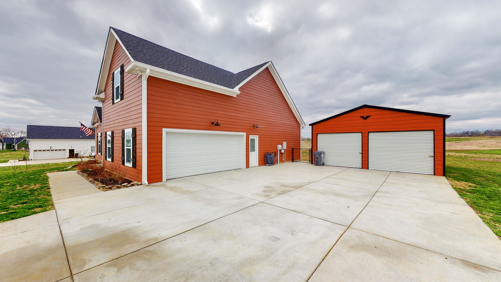 4817 Barren Plains Road Springfield, TN 37172 - Photo 10 of 13 a front view of a house with a yard and garage