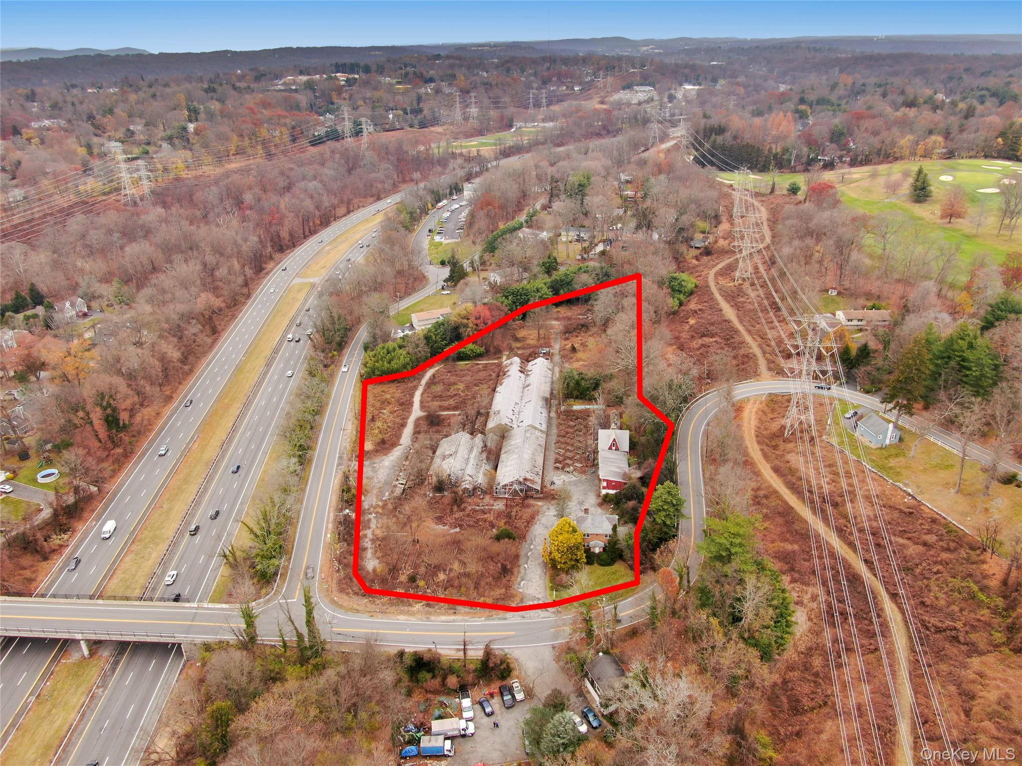 an aerial view of residential house with outdoor space