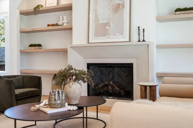 a kitchen with appliances and cabinets