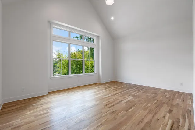 a white bath tub sitting in a bathroom