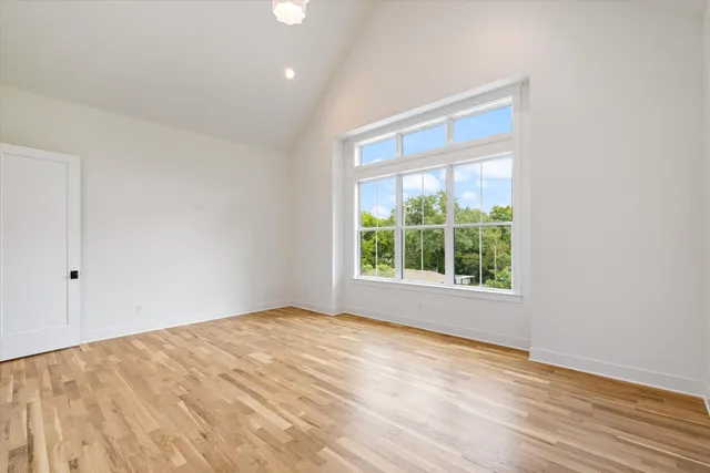 a view of a porch with a garden