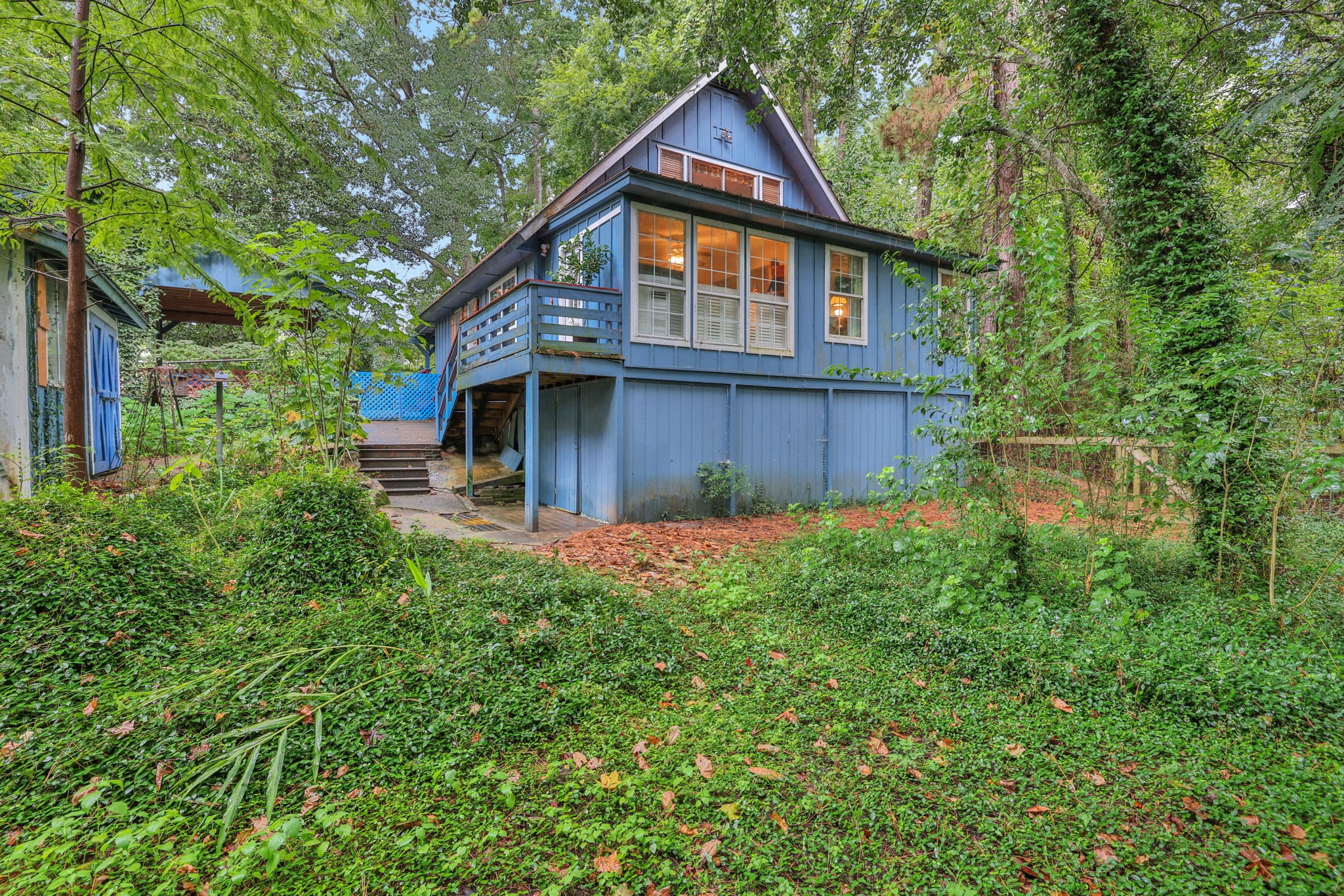 300 Timber Lane Coldspring, TX 77331 - Photo 30 of 43 a view of a backyard of the house