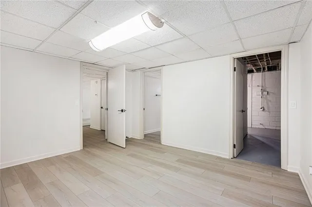 wooden floor in an empty room