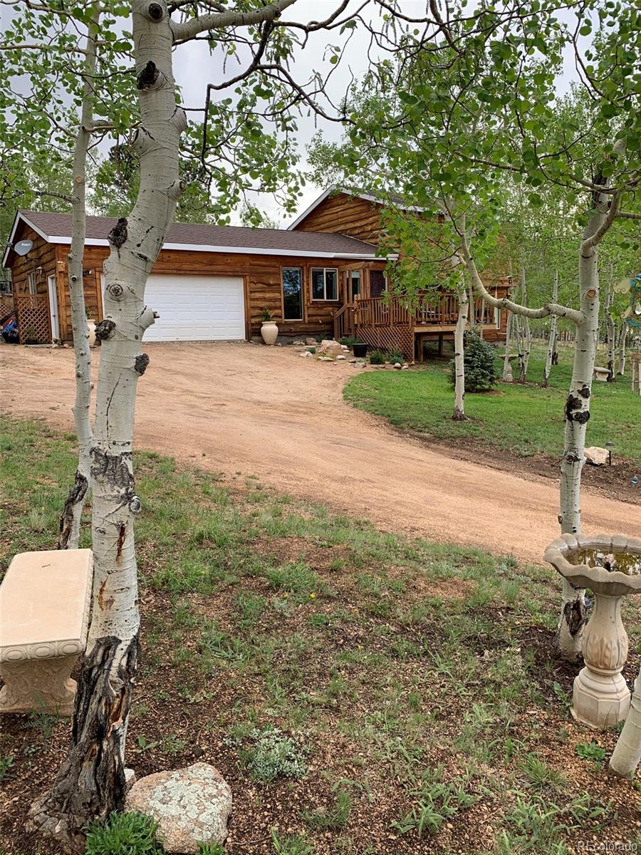 161 Saddlestring Road Bailey, CO 80421 - Photo 31 of 32 a view of a house with backyard and sitting area