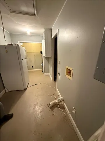 a view of a storage & utility room