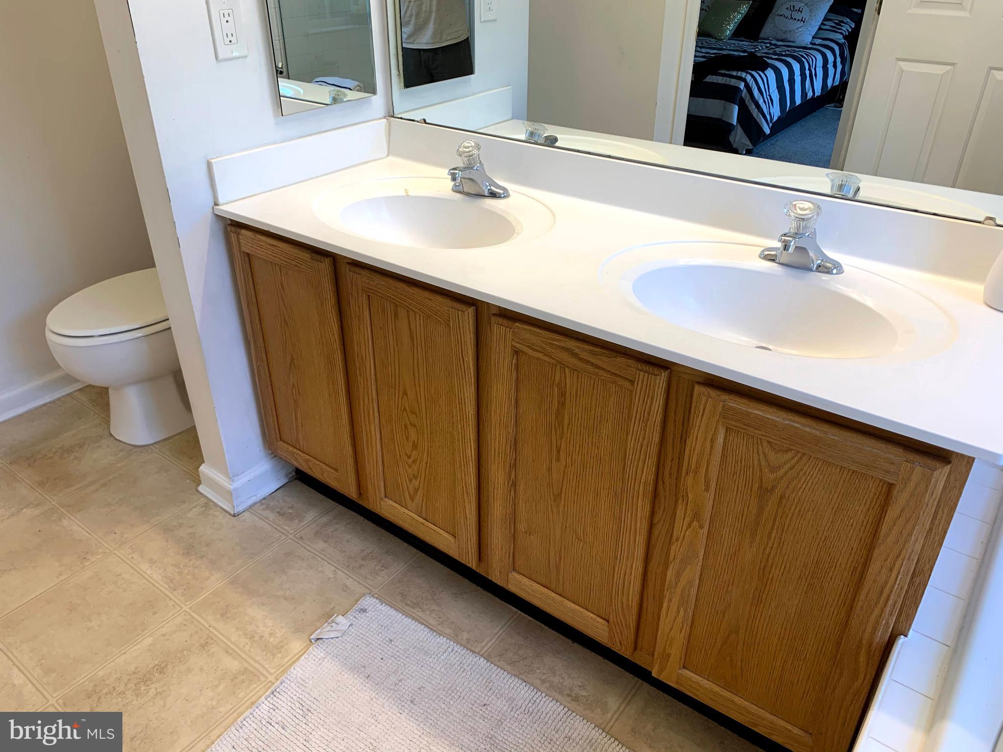 79 Millstream Road Pine Hill, NJ 08021 - Photo 42 of 43 a bathroom with a sink and a mirror