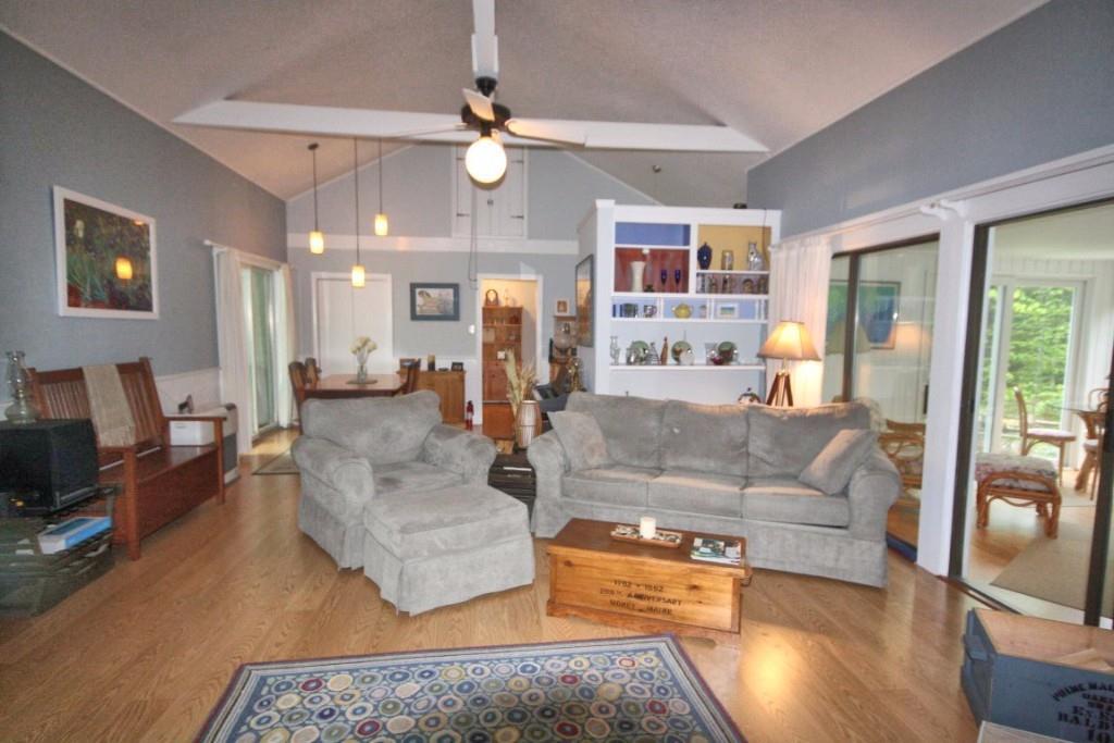 14 Pine Tree Lane Boothbay, ME 04537 - Photo 22 of 22 open floor plan with cathedral ceilings
