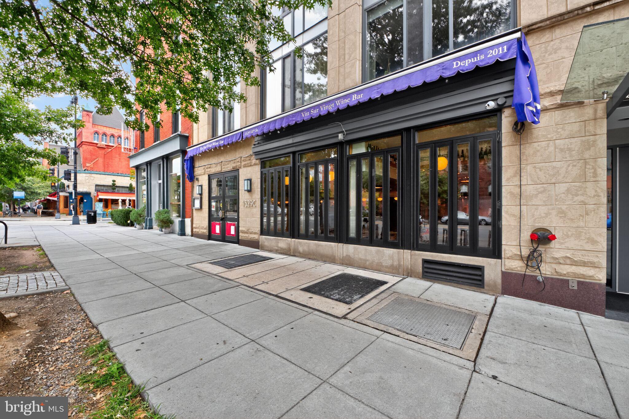 1245 13th Street Northwest, Unit 304 Washington, DC 20005 - Photo 31 of 43 a view of street with an entrance and house