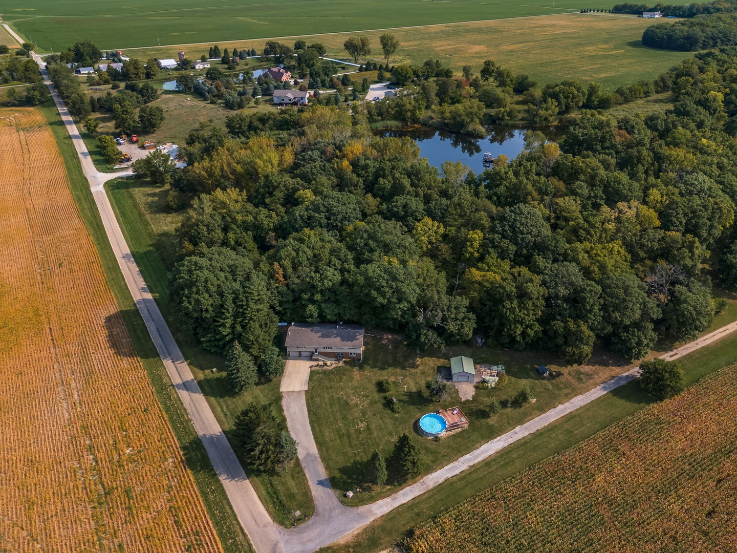 14610 Halsey Road Heyworth, IL 61745 - Photo 49 of 51 a view of a yard with chairs