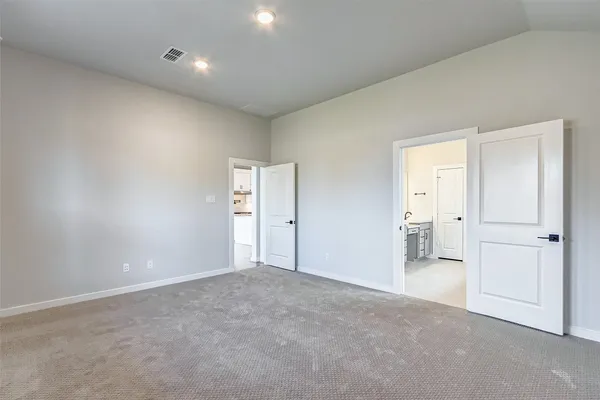 a view of empty room