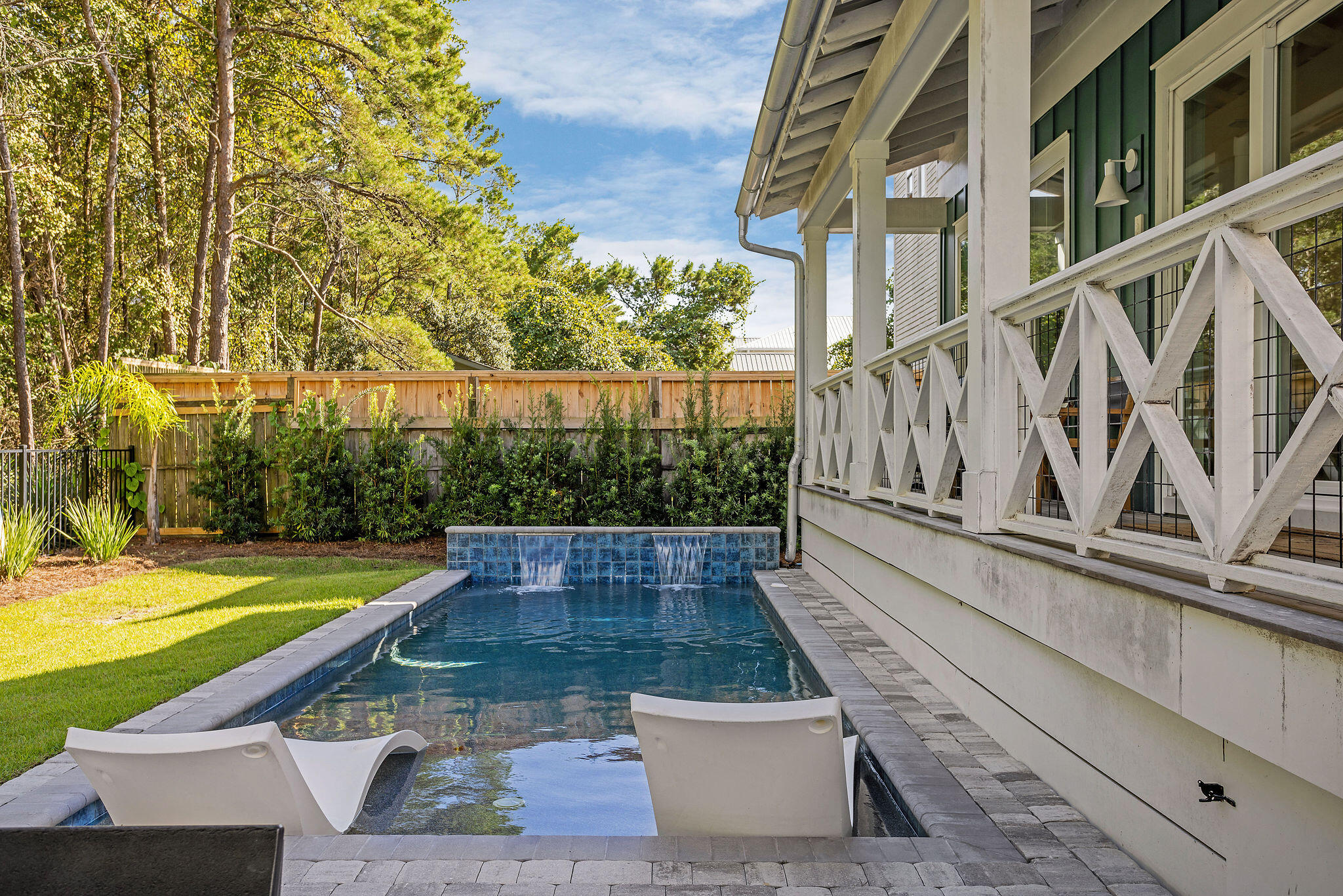 158 Brown Street Santa Rosa Beach, FL 32459 - Photo 3 of 46 a view of a backyard with swimming pool
