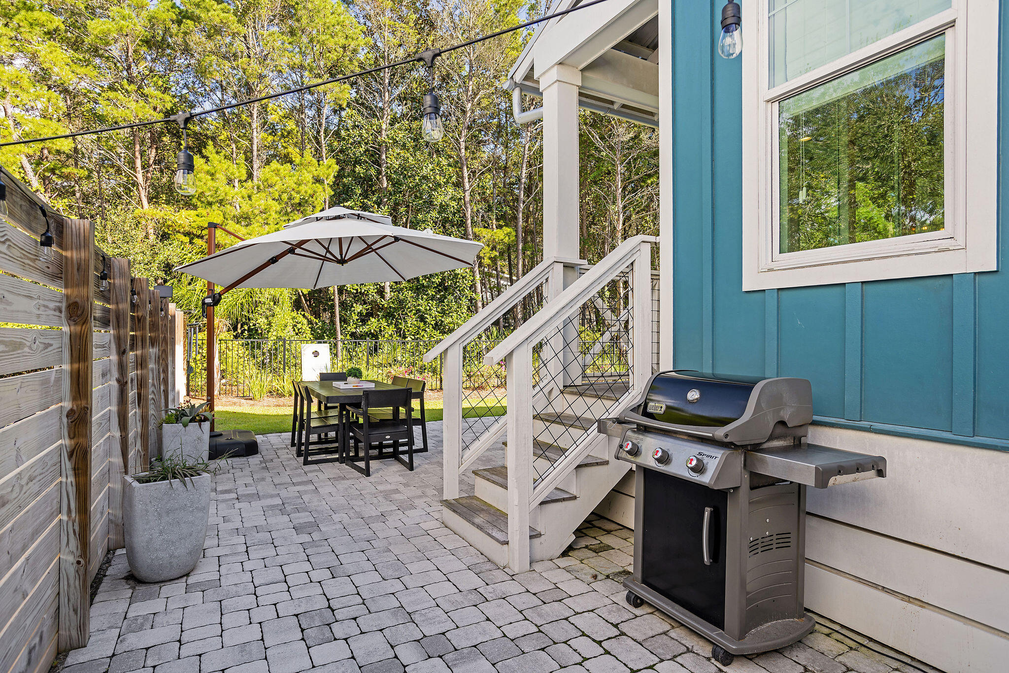 158 Brown Street Santa Rosa Beach, FL 32459 - Photo 36 of 46 a view of an outdoor sitting area with furniture and backyard