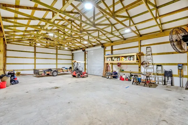 a view of a bike garage