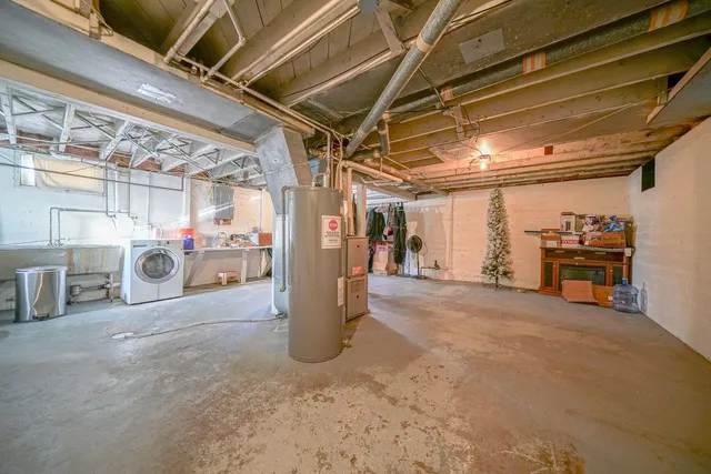 a view of a storage in a room